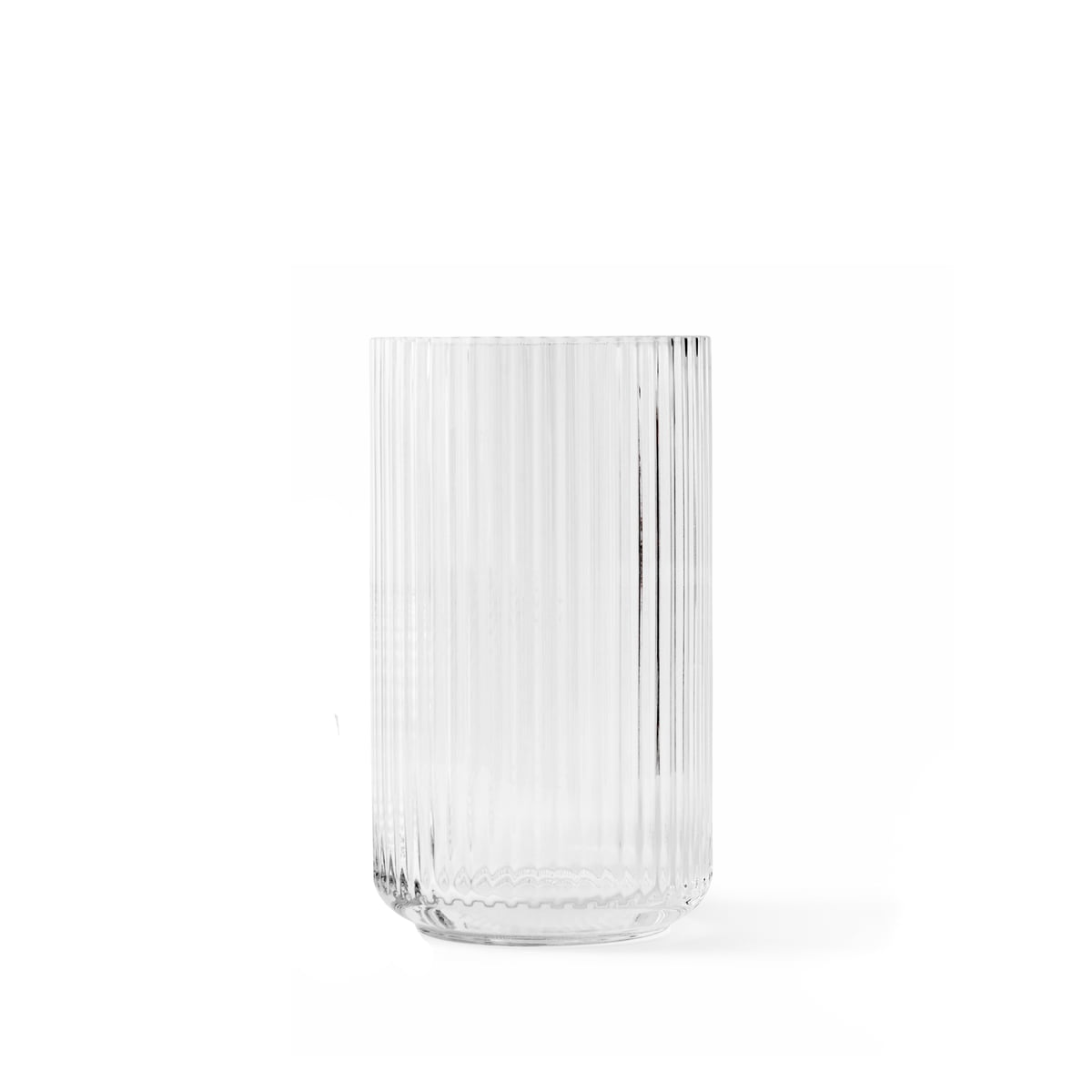 Lyngby Porcelæn - Glasvase, H 12,5 cm, transparent