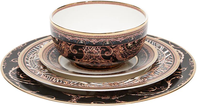 Camilla eBoutique Ceramic 4 Piece Dinner Set Night Waiting for Day, O/S  - Size: O/S