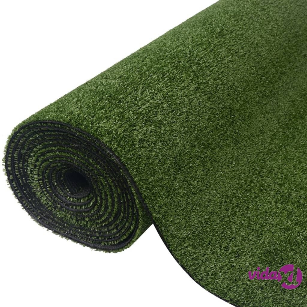 vidaXL Artificial Grass 1x5 m/7-9 mm Green