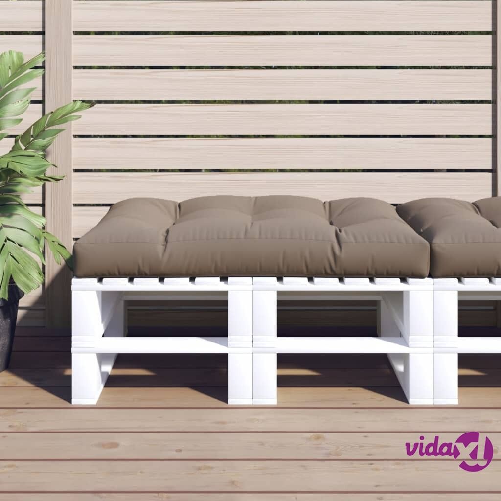 vidaXL Garden Seat Cushion Taupe 120x80x10 cm Fabric