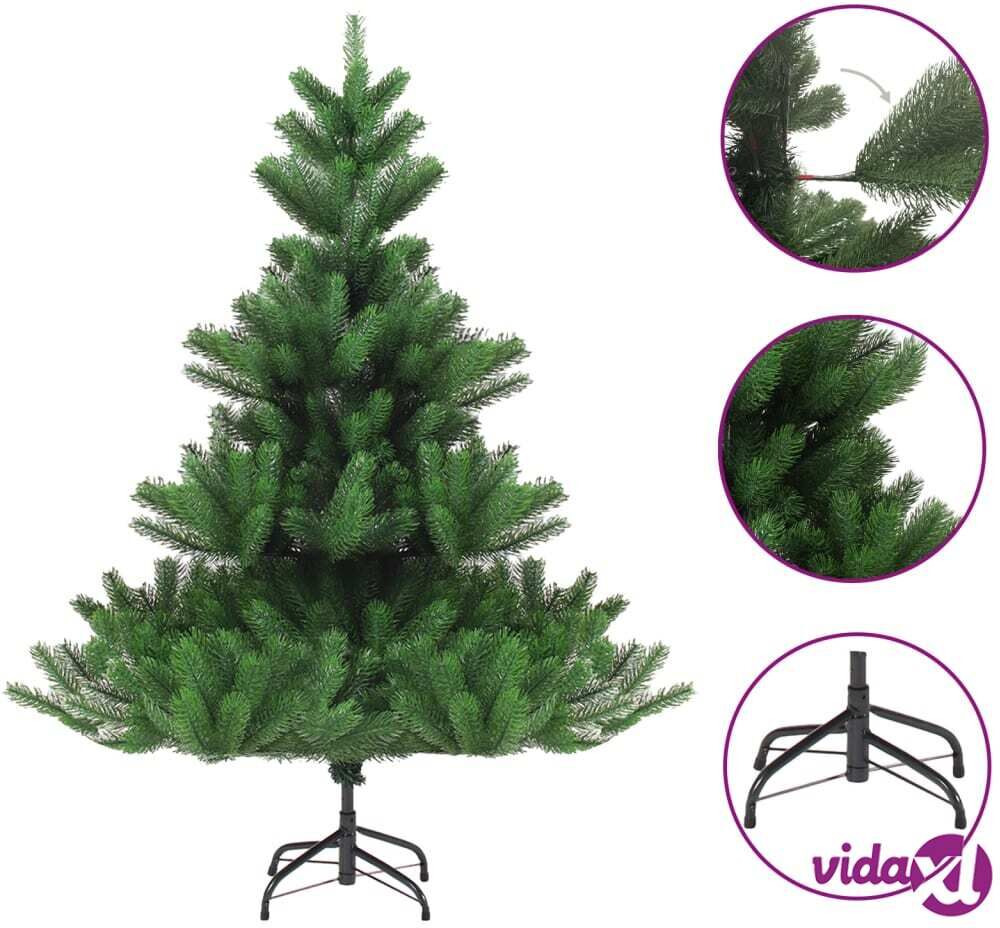 vidaXL Nordmann Fir Artificial Christmas Tree Green 120 cm