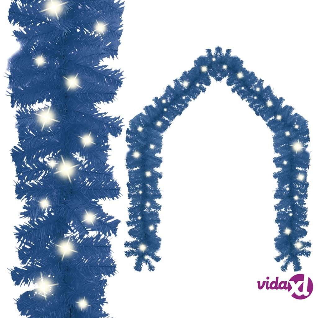 vidaXL Christmas Garland with LED Lights 20 m Blue