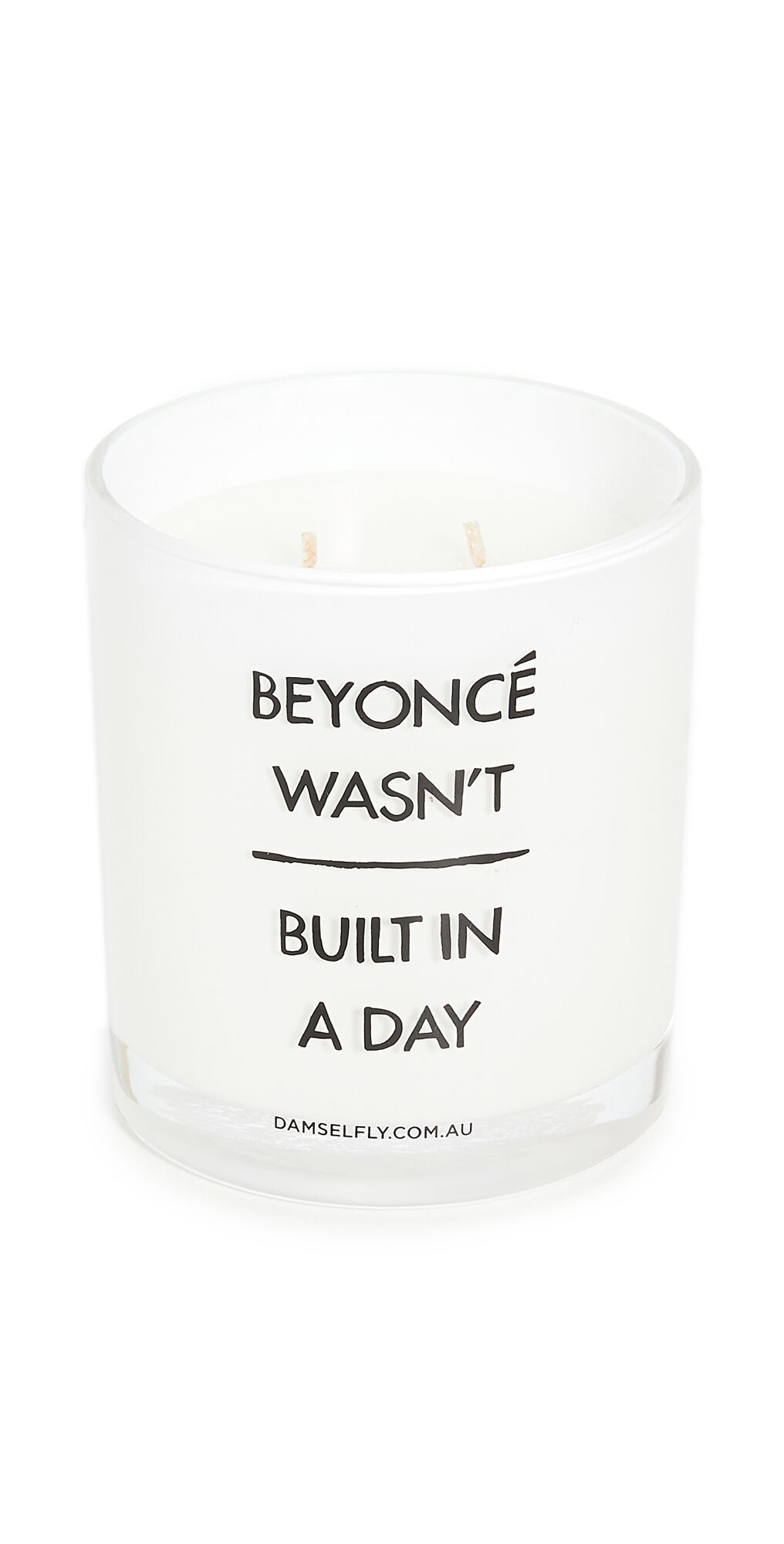 Damselfly Beyonce - Extra Large White Candle White One Size    size:
