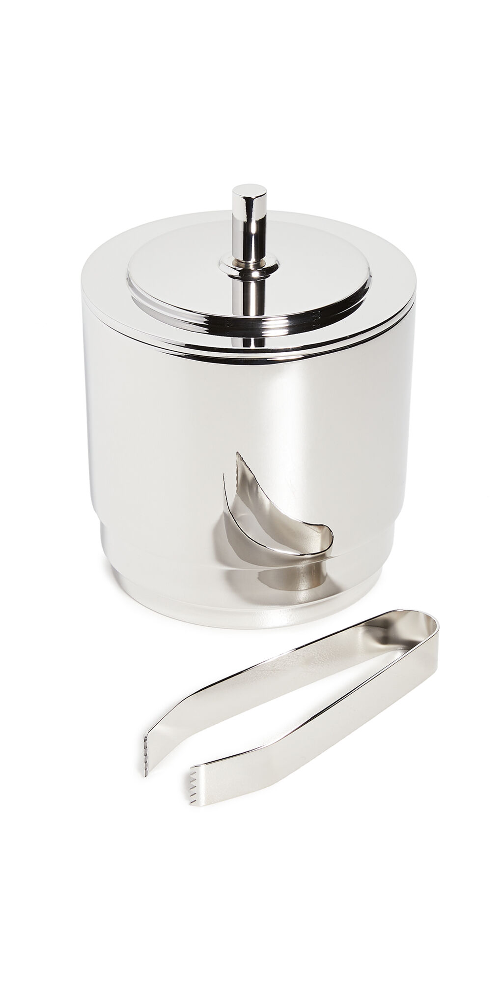 Jensen Georg Jensen Manhattan Ice Bucket & Tongs Stainless Steel One Size    size: