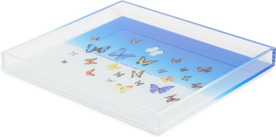 Gray Malin The Butterflies Decorative Tray Multi One Size    size: