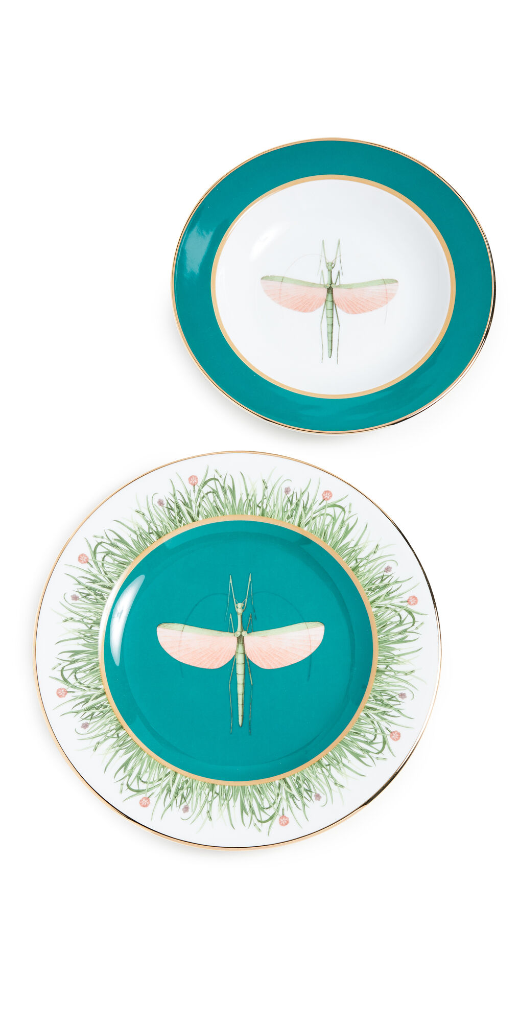 La Double J Dinner Plates Set of 2 Libellula One Size    size: