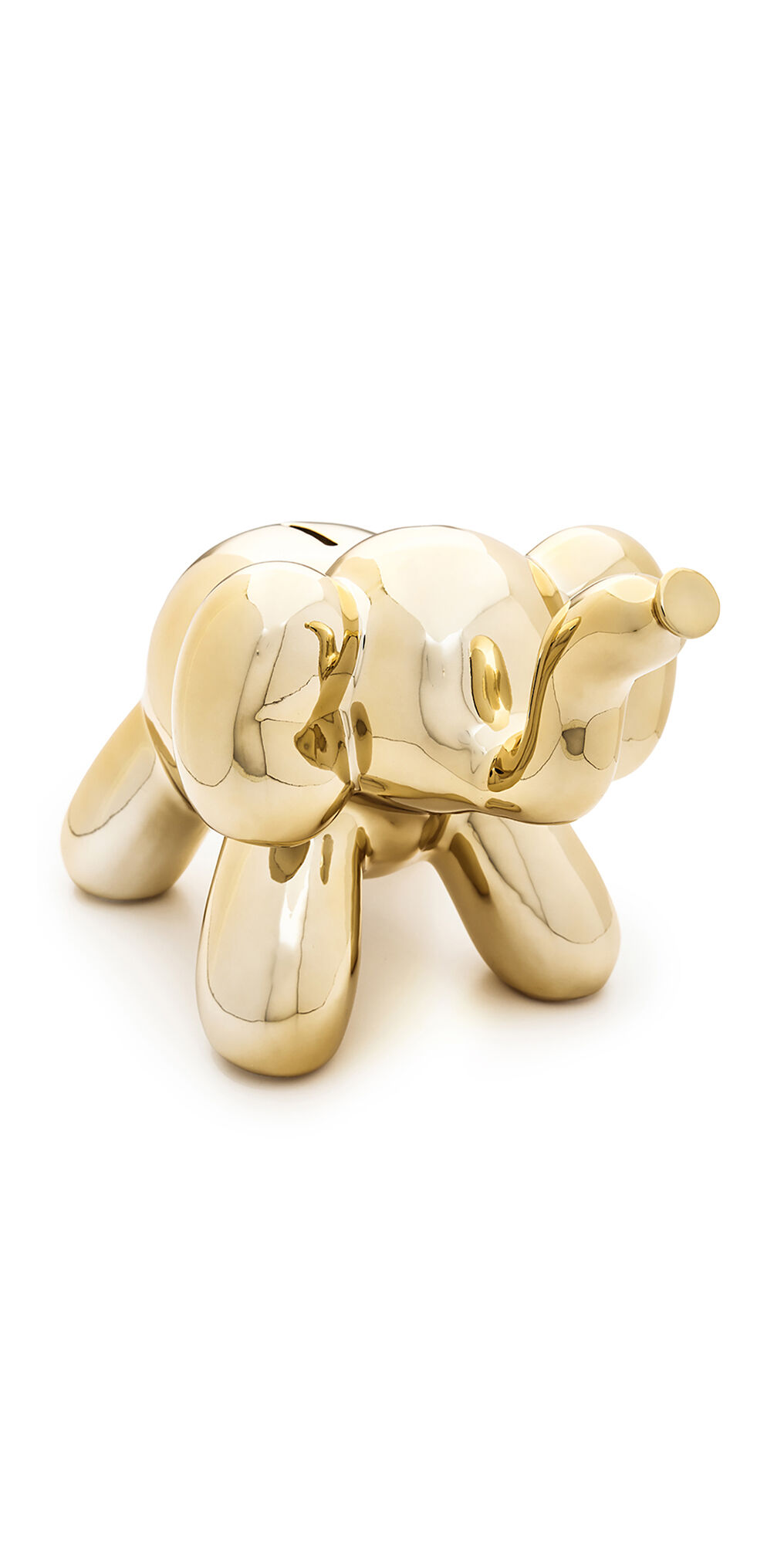 Shopbop Home Shopbop @Home Balloon Money Bank Elephant Gold One Size  Gold  size:One Size