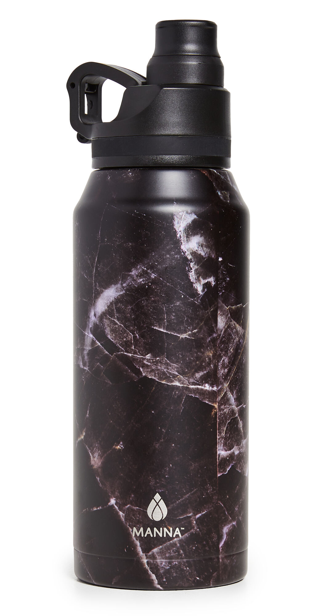 Shopbop Home Shopbop @Home 32oz Jumbo Black Marble Water Bottle Black Marble One Size    size: