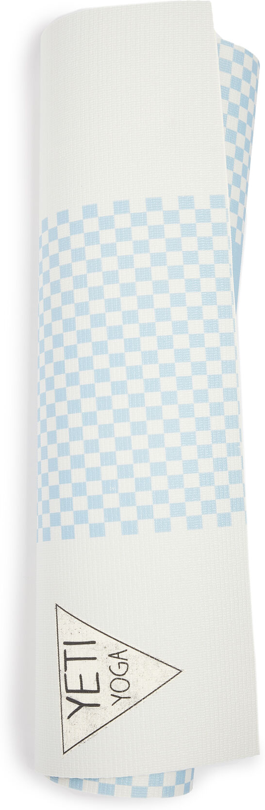 Yeti Yoga Gingham Yoga Mat Blue One Size    size: