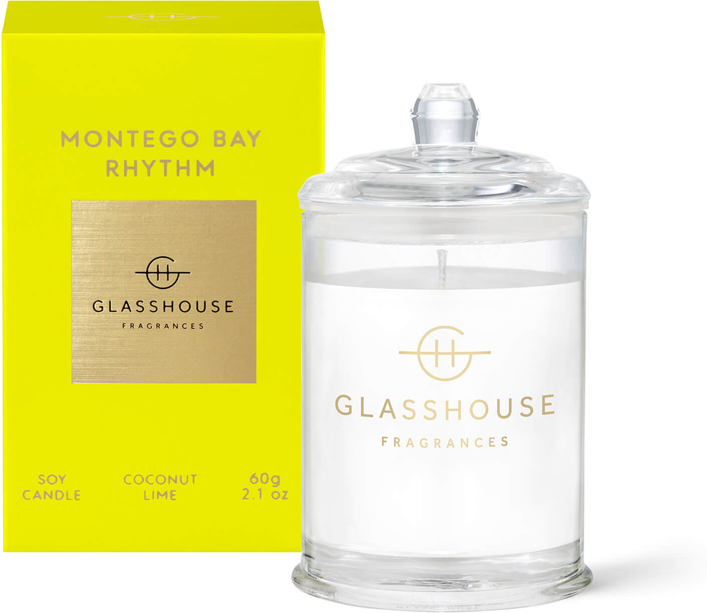 Glasshouse Fragrances Glasshouse Montego Bay Rhythm Candle 60g