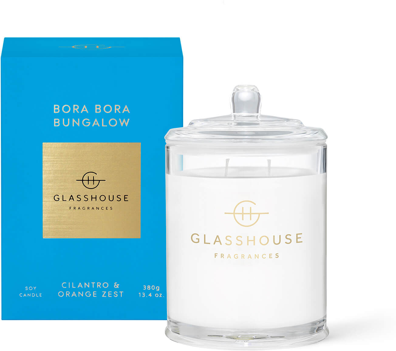 Glasshouse Fragrances Glasshouse Bora Bora Bungalow Candle 380g