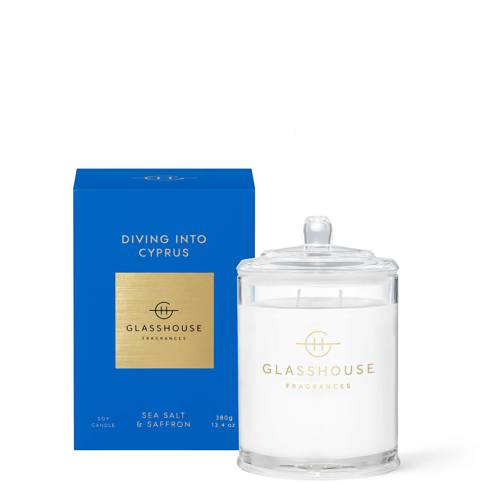Glasshouse Fragrances Glasshouse Diving into Cyprus Candle 380g