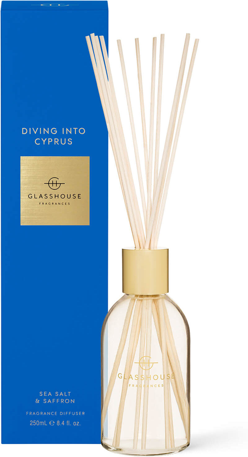 Glasshouse Fragrances Glasshouse Diving into Cyprus Diffuser 250ml