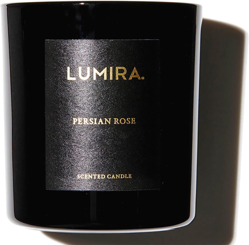 LUMIRA Persian Rose Black Candle 300g