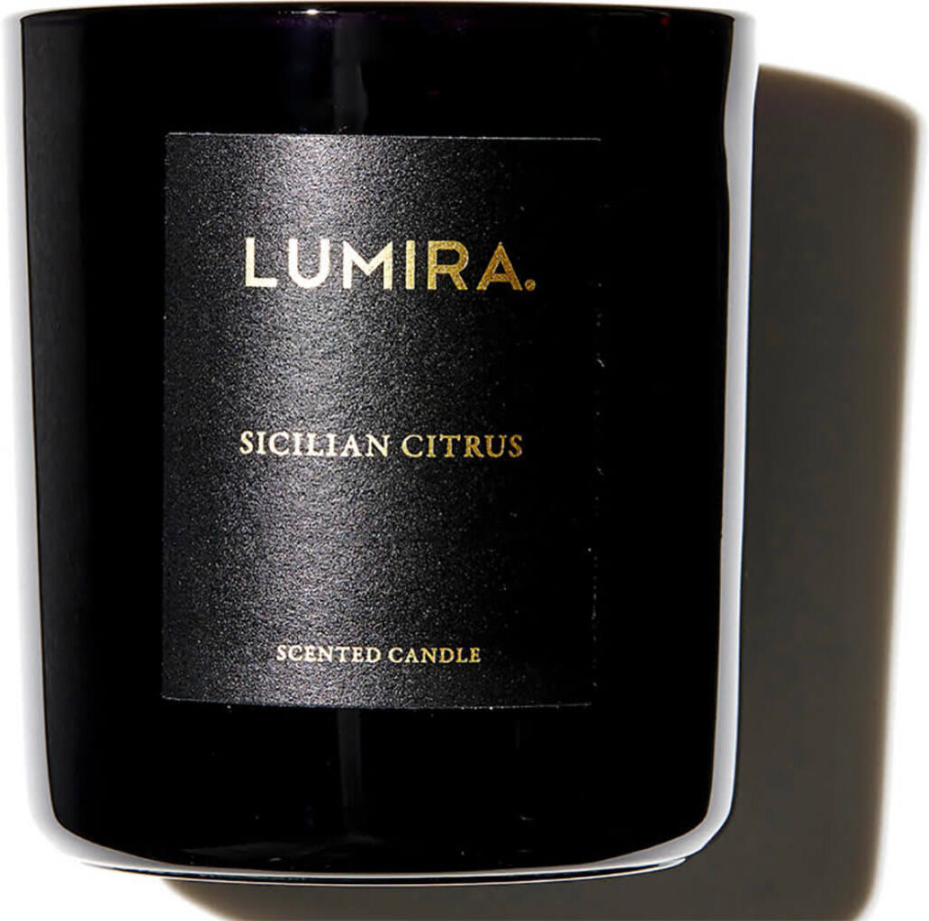 LUMIRA Sicilian Citrus Black Candle 300g