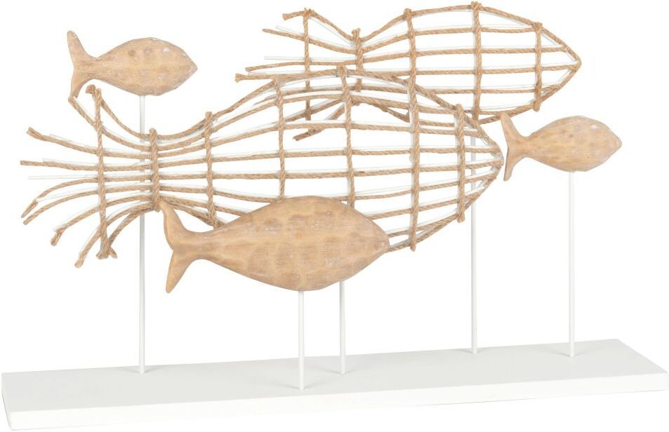 Maisons du Monde Statuette poissons bicolores L45