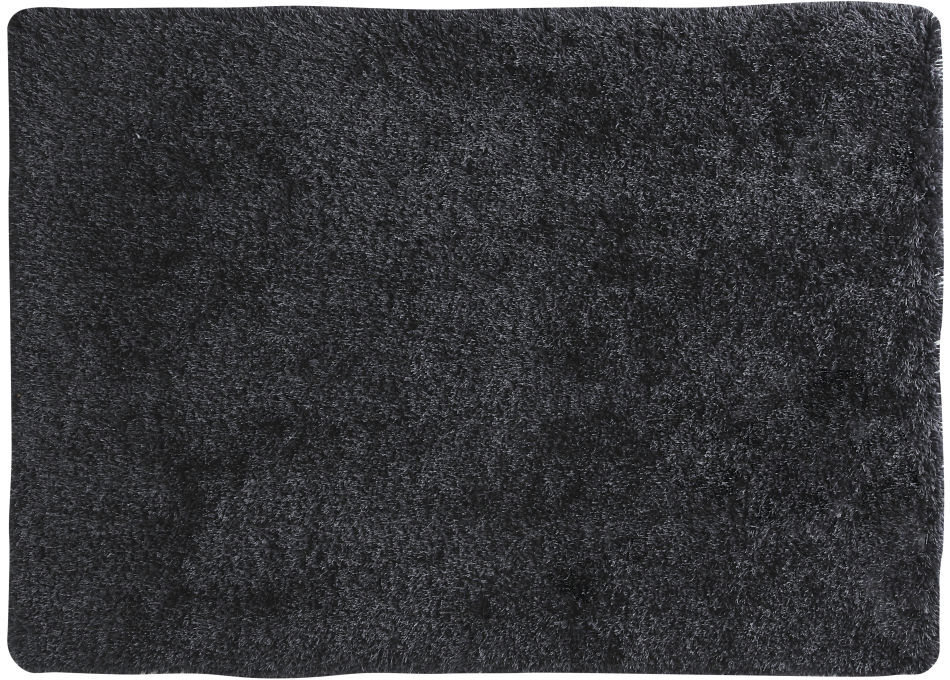 Maisons du Monde Tapis à poils longs gris anthracite 140 x 200 cm