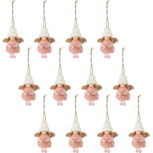 Creativ deco Baumbehang »Weihnachtsdeko, Christbaumschmuck«, (12 St.), mit... rosa