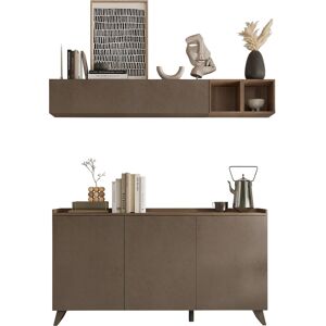 INOSIGN Wohnzimmer-Set »Tray«, 4-teilig Bronzo