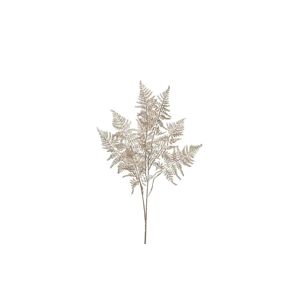 Botanic-Haus Kunstblume »Farnzweig Glimmer 3-er Set, 84 cm, Silberfarben« Silberfarben
