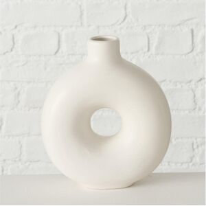 BOLTZE Dekovase »Vase Lanyo 20 cm, Weiss« Weiss