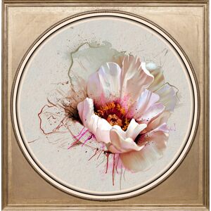 queence Acrylglasbild »Blume« rosa Größe