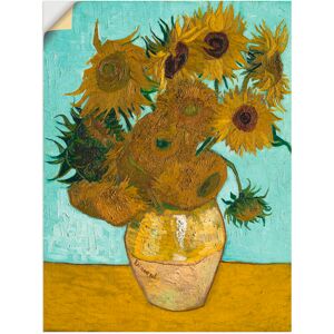 Artland Wandbild »Vase mit Sonnenblumen. 1888«, Blumen, (1 St.), als... gelb Größe