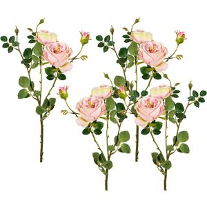 Creativ green Kunstblume, 4er Set rosa Größe