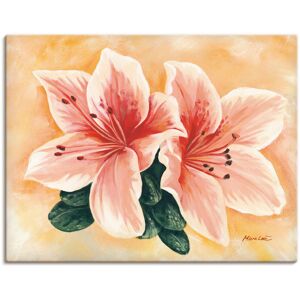Artland Wandbild »lachsfarbene Lilien«, Blumen, (1 St.), als Alubild,... naturfarben Größe