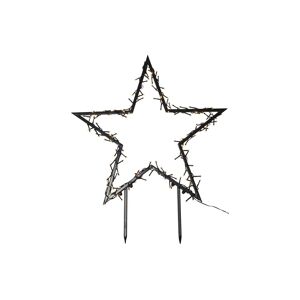 STAR TRADING LED Dekofigur »Trading LED-Figur Stern Spiky« schwarz Größe