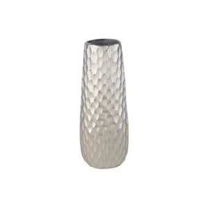 EGLO Dekovase »Vase Nilgaut 31 cm, Silberfarben« silberfarben Größe