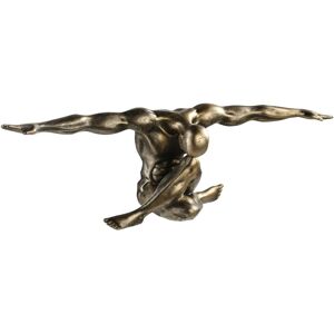 Casablanca by Gilde Dekofigur »Figur Chliffhanger« bronzefarben Größe