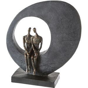 Casablanca by Gilde Dekofigur »Skulptur Side by side« bronzefarben Größe