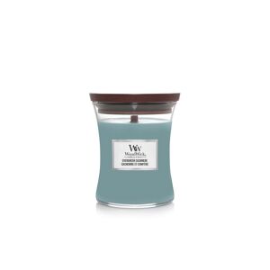 Woodwick Duftkerze »Evergreen Cashmere Medium Jar«  Größe Ø/H: 9,9 cm x 11,4 cm