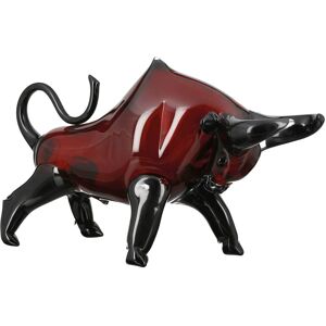 Casablanca by Gilde Tierfigur »Glasskulptur Stier« rot, schwarz Größe