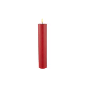 Sirius LED-Kerze »LED-Kerze Sille Exclusive, Rot« Rot Größe Ø/H: 5 cm x 25 cm