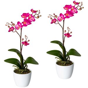 Creativ green Kunstpflanze »Orchidee Phalaenopsis«, im Keramiktopf pink Größe