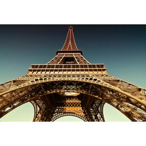 queence Acrylglasbild »Eiffelturm« goldfarben Größe