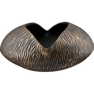 GILDE Dekoschale »Keramik Deko-Schale/Pflanzschale Tigre«, (1 St.) antikgoldfarben-schwarz Größe