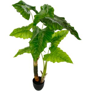 I.GE.A. Kunstpflanze »Blattpflanze«, im Kunststofftopf grün Größe