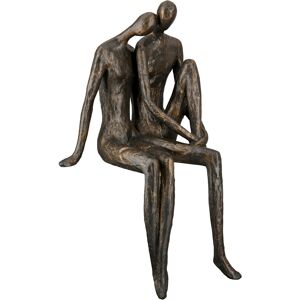 Casablanca by Gilde Kantenhocker »Skulptur XL Couple« bronzefarben Größe