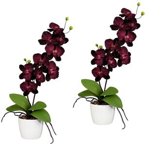 Creativ green Kunstpflanze »Orchidee Phalaenopsis«, im Keramiktopf lila Größe