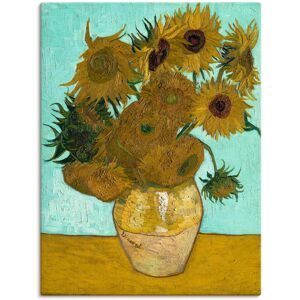 Artland Wandbild »Vase mit Sonnenblumen. 1888«, Blumen, (1 St.), als... gelb Größe