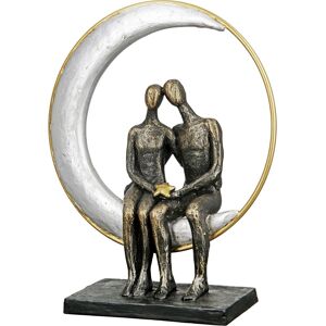 Casablanca by Gilde Dekofigur »Skulptur Moonlight« bronzefarben Größe