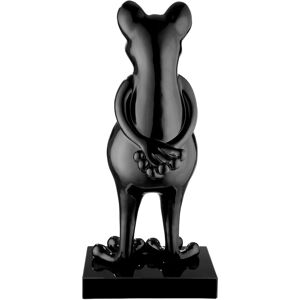 Casablanca by Gilde Tierfigur »Skulptur Frosch schwarz« schwarz Größe