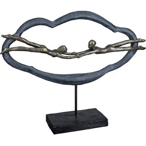 Casablanca by Gilde Dekofigur »Skulptur Love is in the air, grau«, grau grau Größe