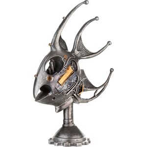 Casablanca by Gilde Dekofigur »Skulptur Steampunk Fisch, silber«, silberfarben silberfarben Größe