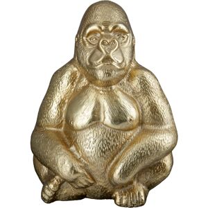 GILDE Tierfigur »Skulptur Gorilla« goldfarben Größe