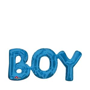 Anagram - Folienballon Schriftzug Boy, Blau
