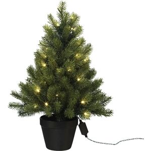 kaiserkraft Tannenbaum im Topf mit LEDs, mit 50 Lichtern, 230 V, Höhe 60 cm